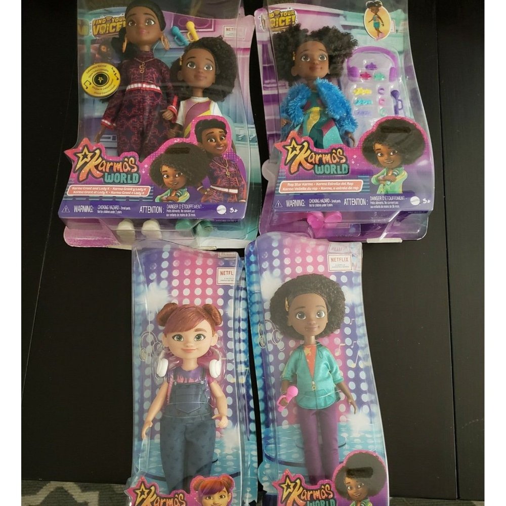 Karma's World dolls set of 5